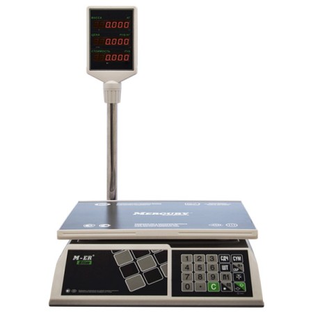Весы торговые M-ER 326 ACP "Slim" LCD Белые						