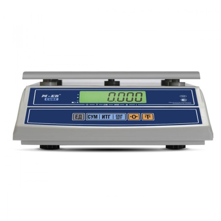 Весы торговые M-ER 326 AFL "Cube" c RS-232 LCD						